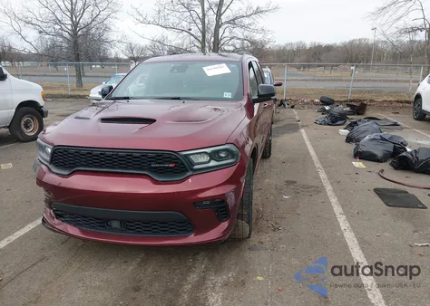 2022 Dodge Durango Gt Plus Awd из США, поврежденный, VIN 1C4RDJDG1NC187280
